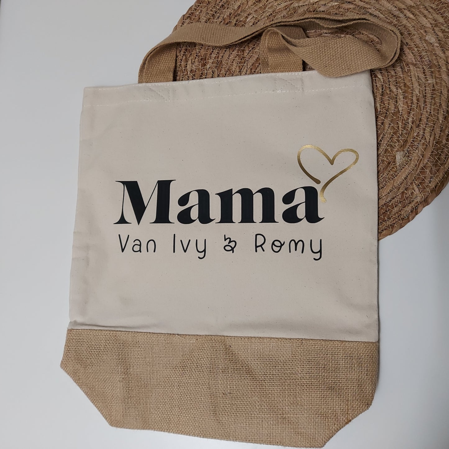 Tas Mama/Oma met naam (klein)kinderen