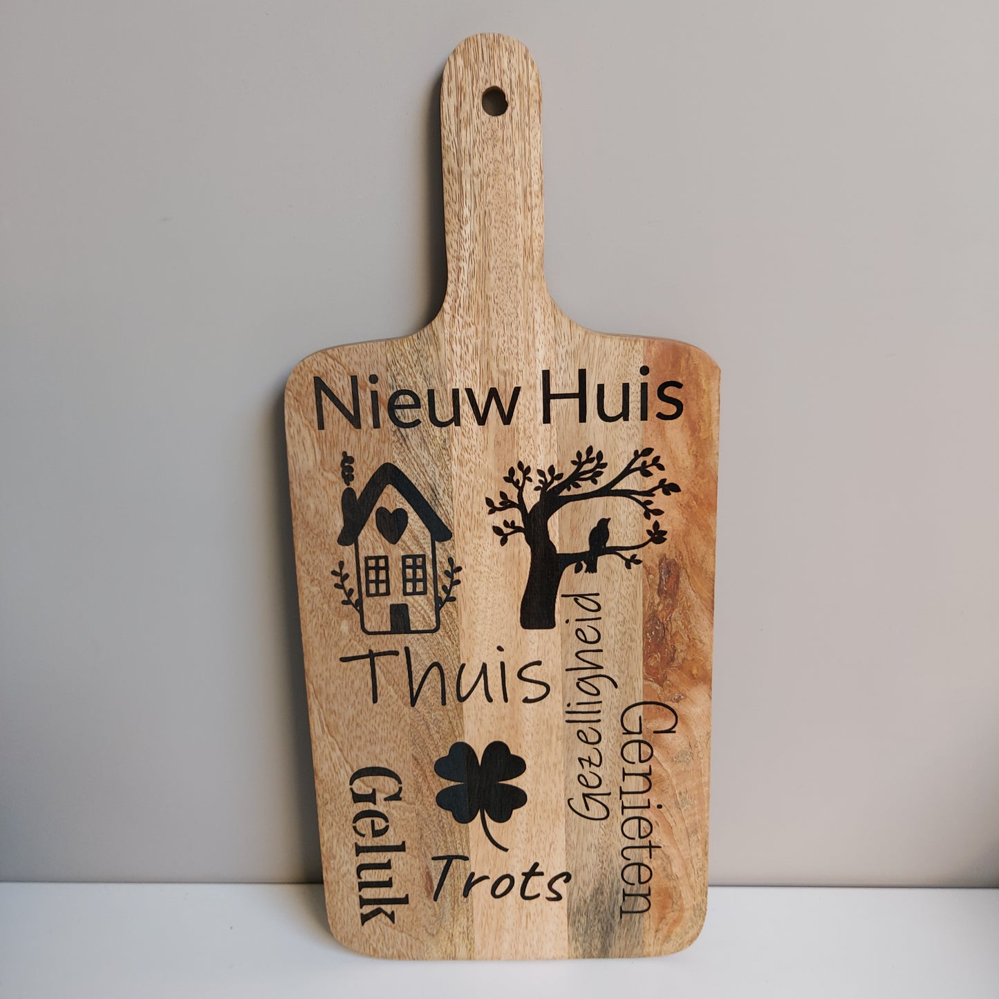 Snijplank 'Nieuw huis'