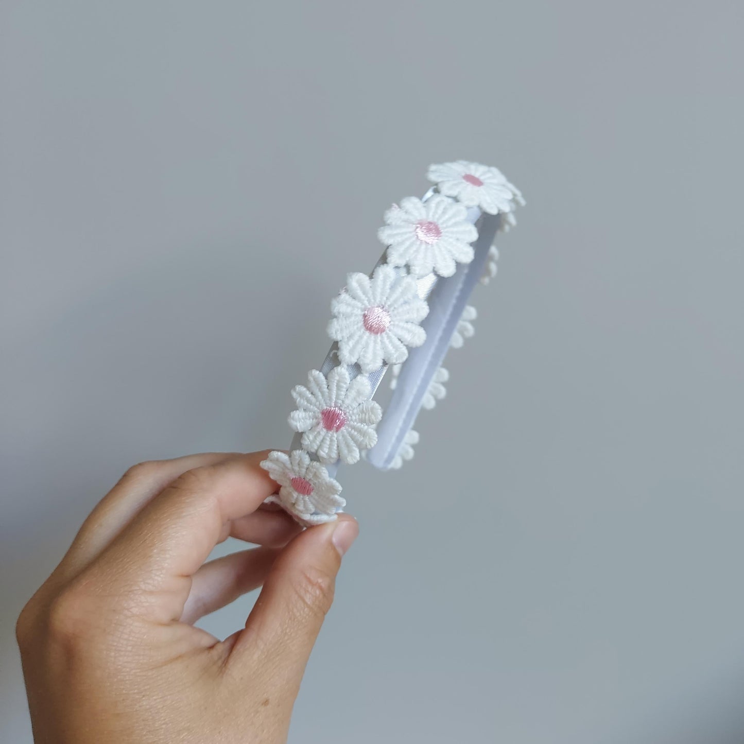 Haarband met bloementjes