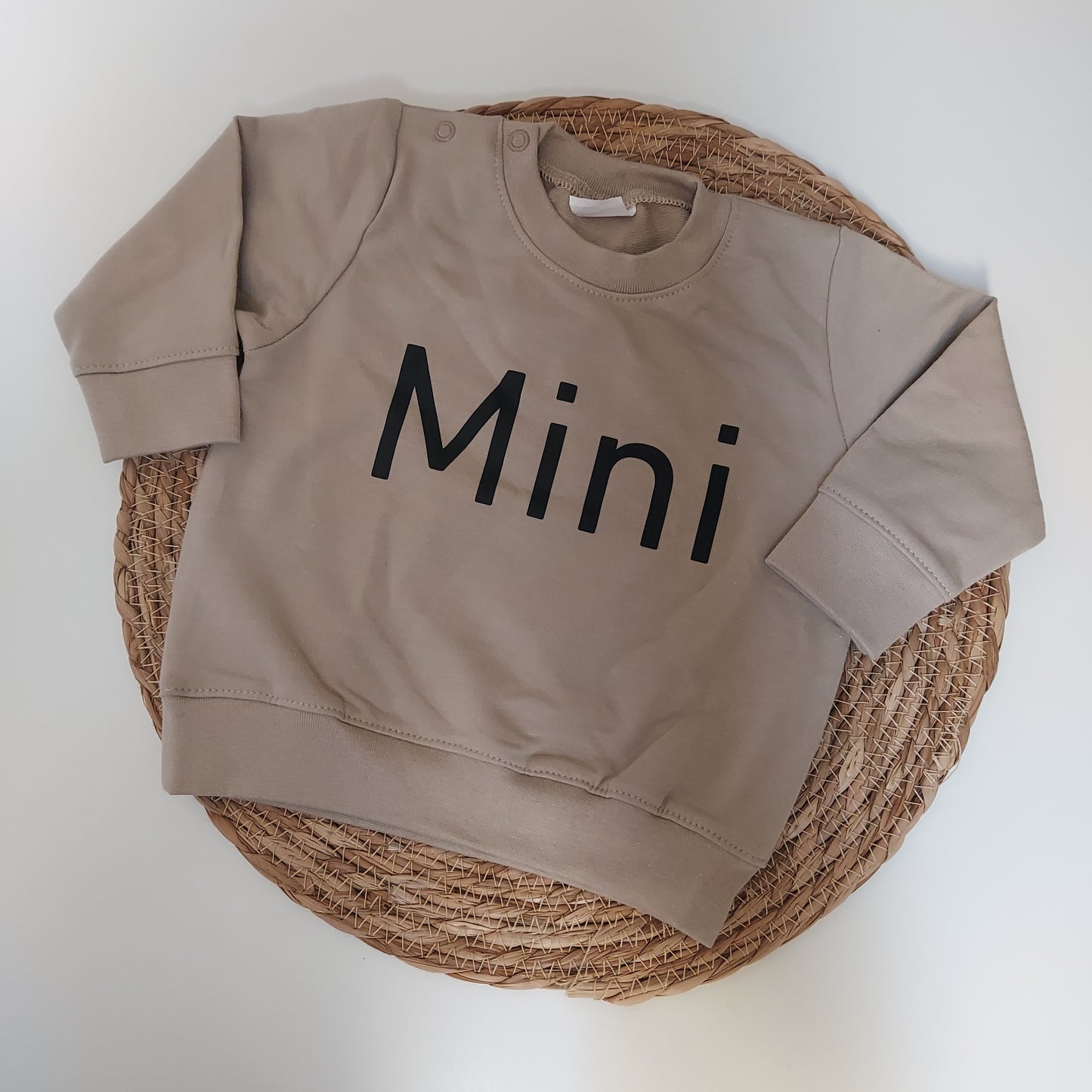 Sweater 'Mini'maat 62 zandkleur