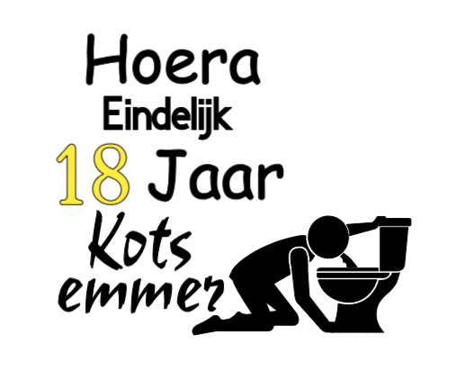 Emmer met tekst