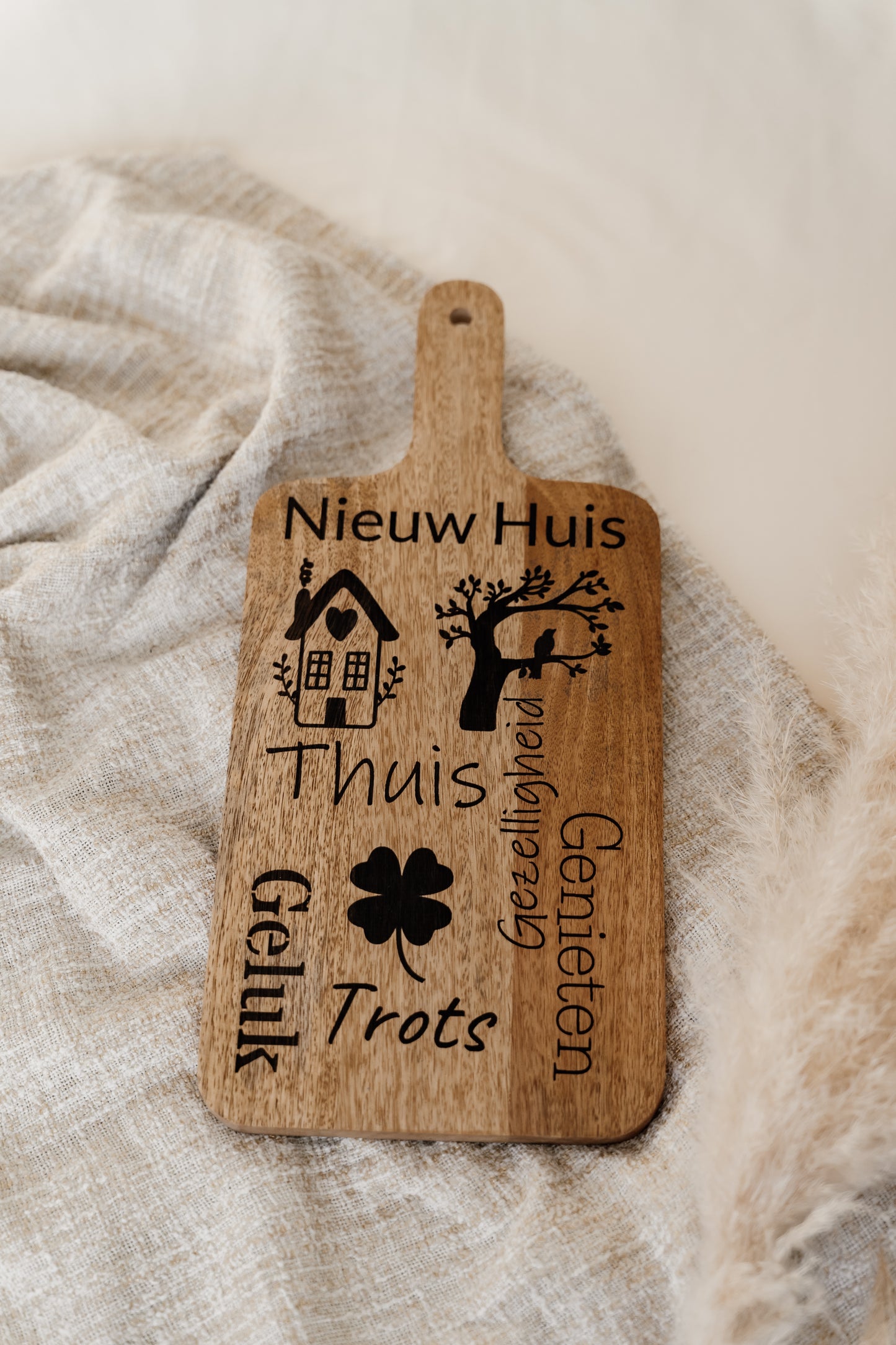 Snijplank 'Nieuw huis'