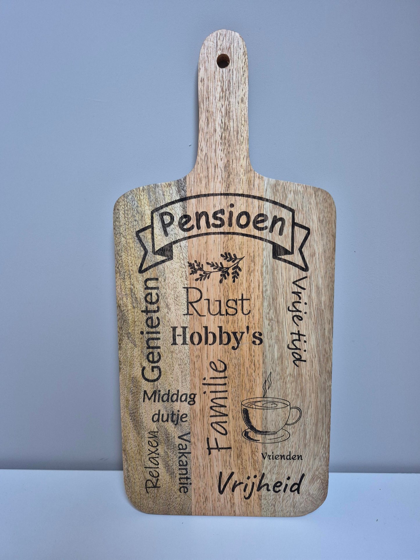 Snijplank 'Pensioen'