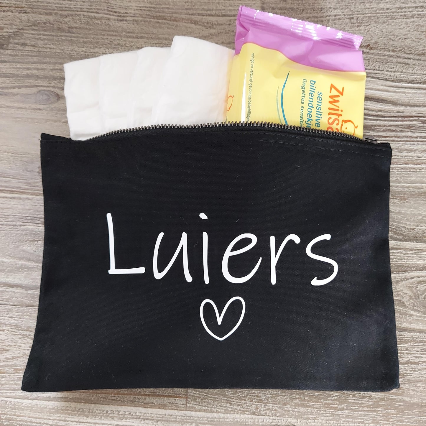 Luiers etui - Zwart