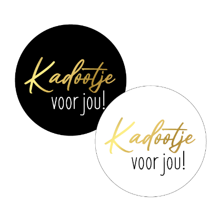 Stickers Kadootje voor jou - 10 stuks