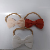 Babyhaarband met strik - Diverse kleuren