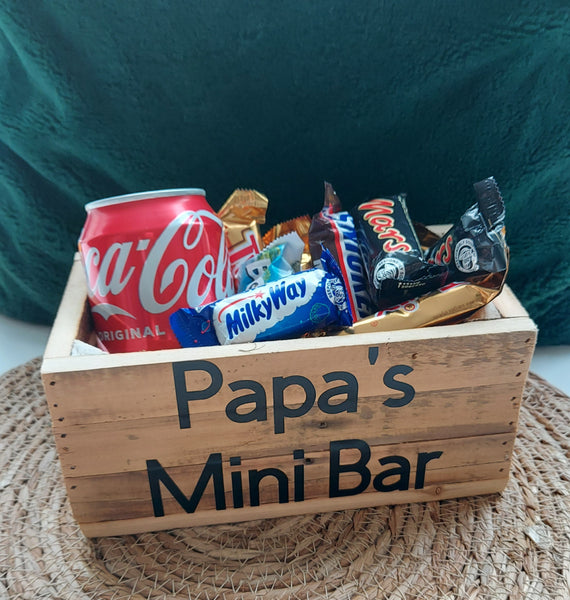 vaderdagcadeau papa's mini bar van het blije snoetje