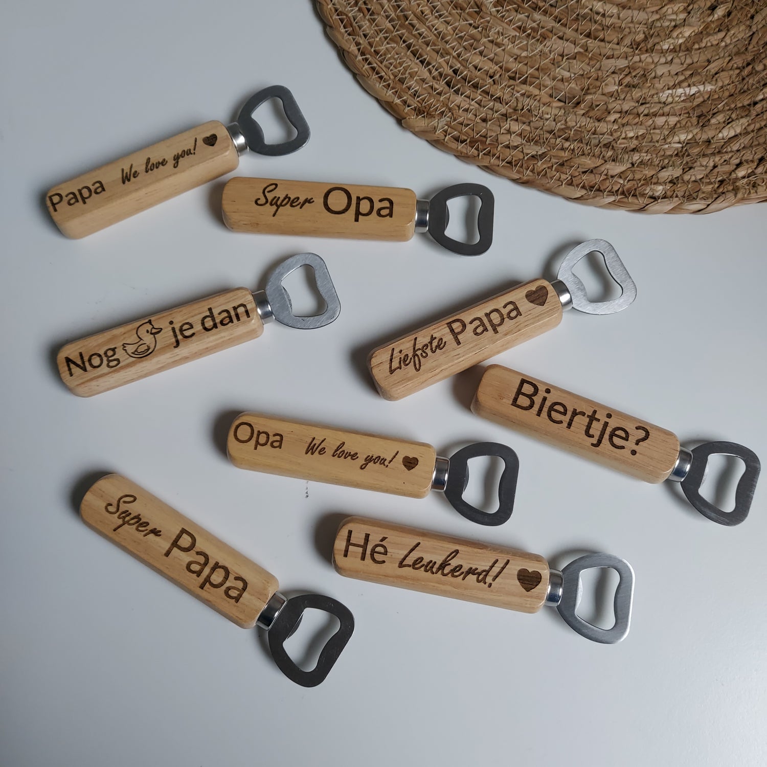 Bieropener met tekst van het blije snoetje.