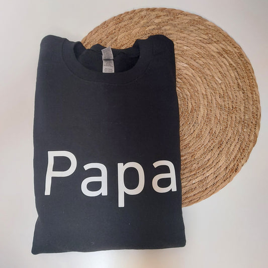 Sweater 'papa' maat M
