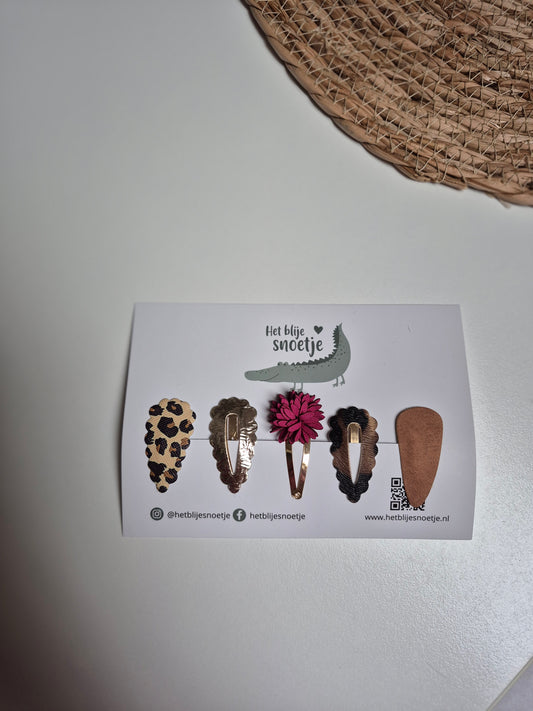 Set van 5 haarspeldjes