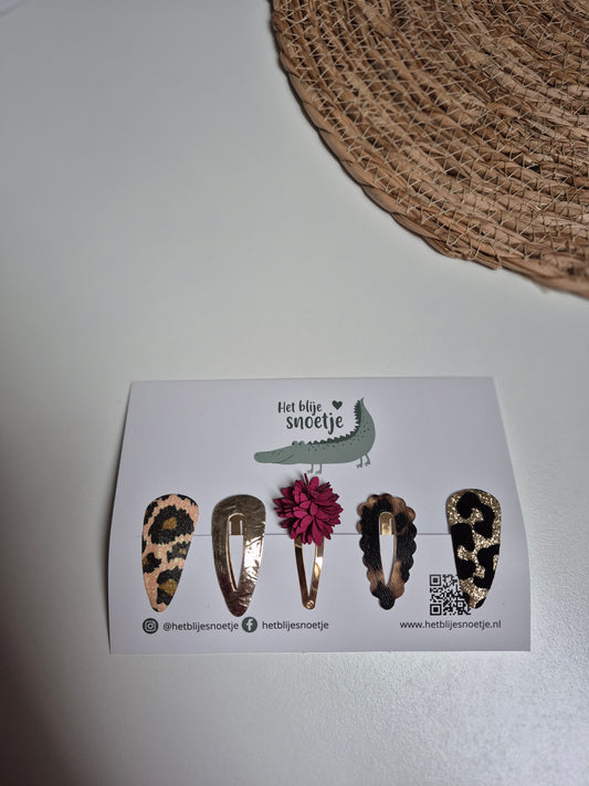 Set van 5 haarspeldjes