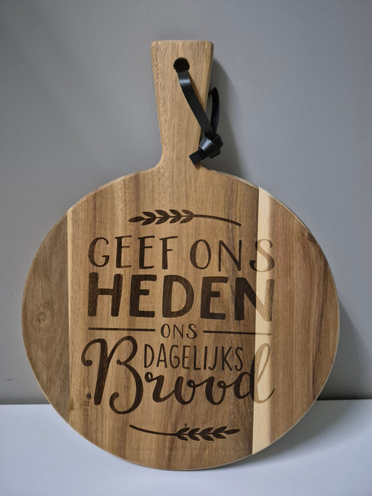 Snijplank 'Geef ons heden ons dagelijks brood'
