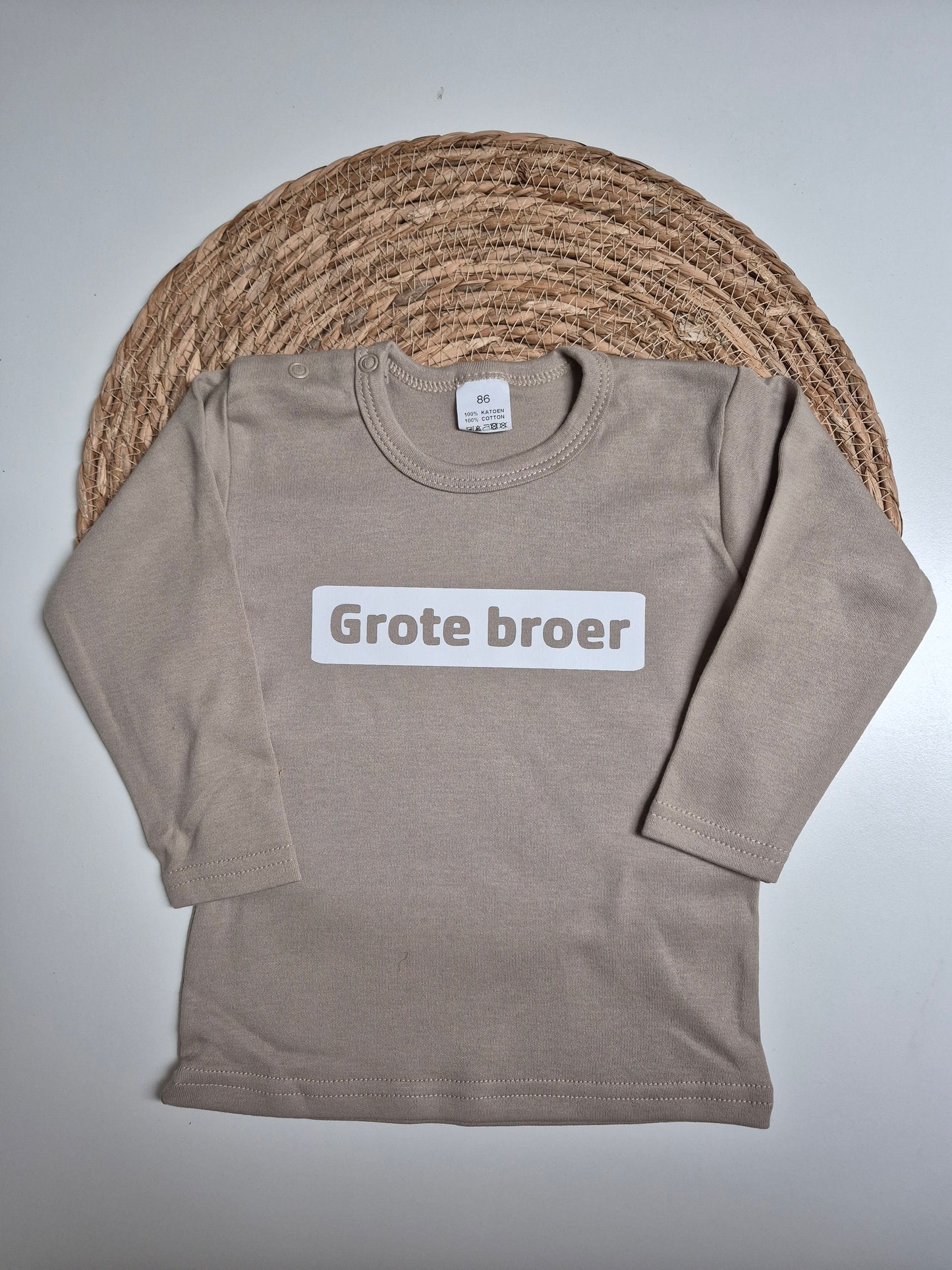Tshirt grote broer zwangerschapsaankondiging

