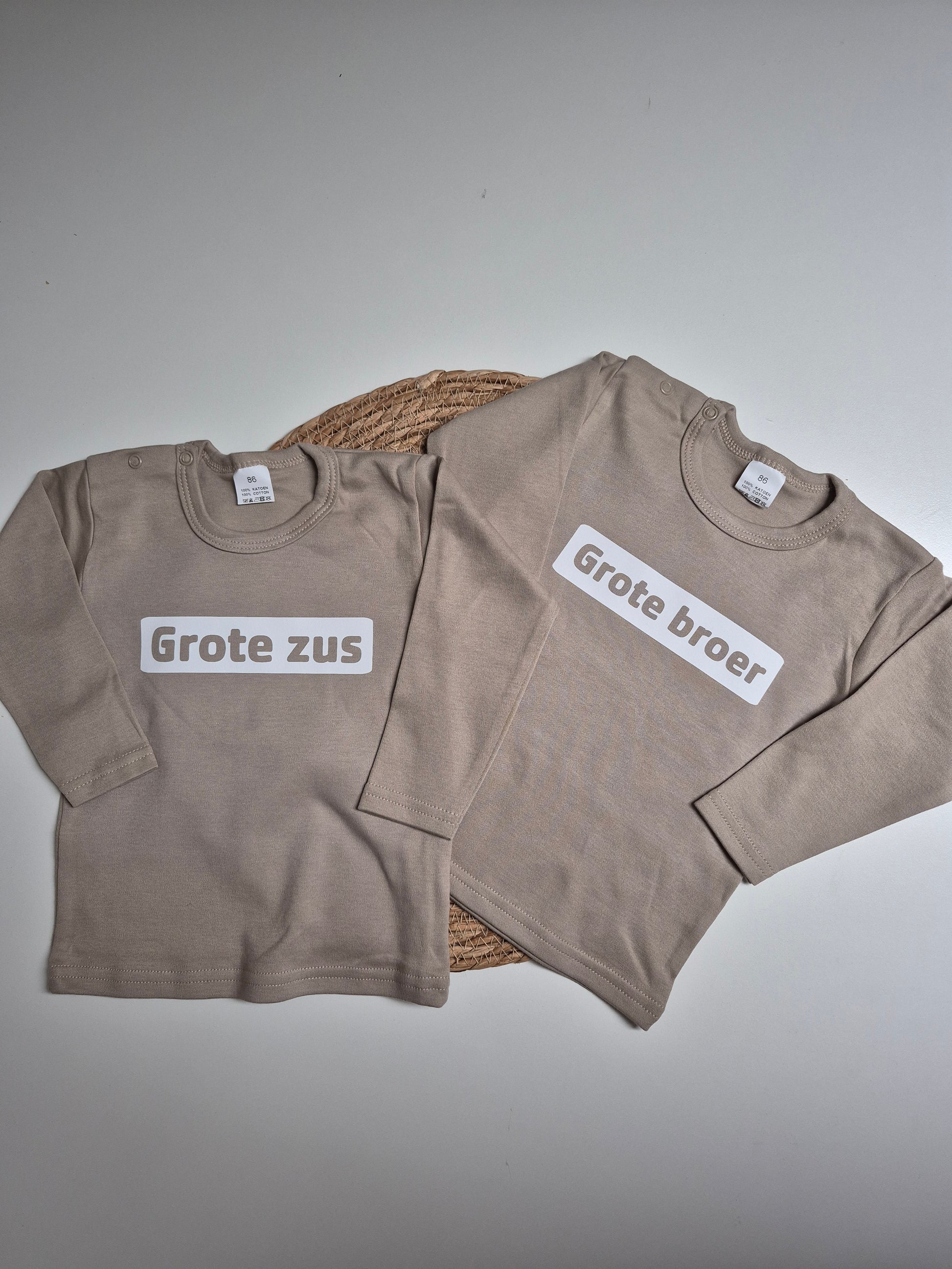 Zwangerschapsaankondiging grote broer grote zus. 