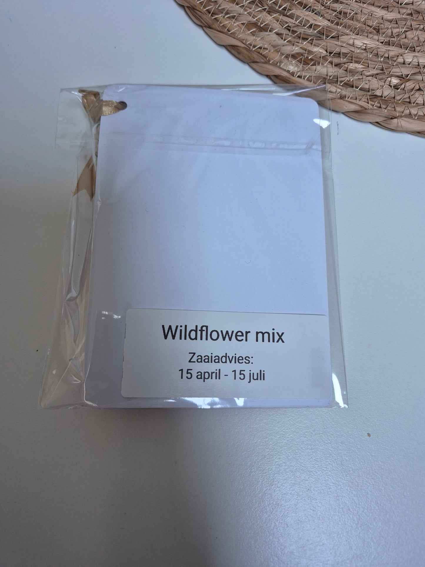 Kaart 'Super Juf!' met Wildflower Mix – Bedankje voor de Juf