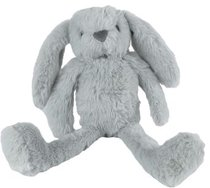 Knuffel konijn pluche 30 cm - Grijsgroen