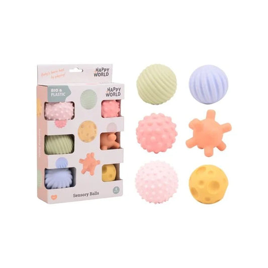 Happy World Motoriek en zintuigballen (bioplastic)