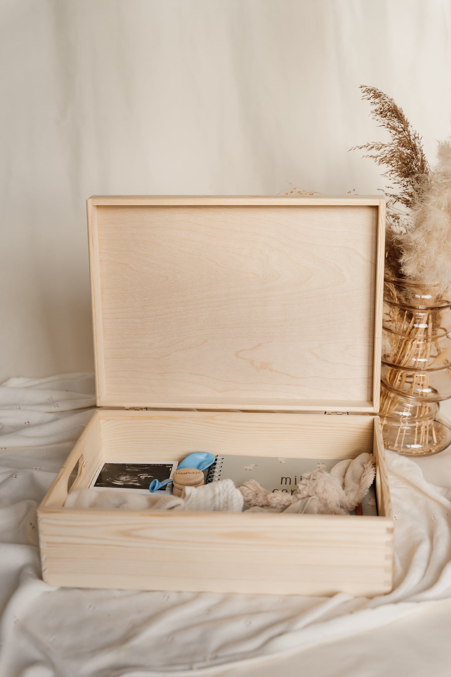 Houten bewaardoos 'Mijn mooiste herinneringen'