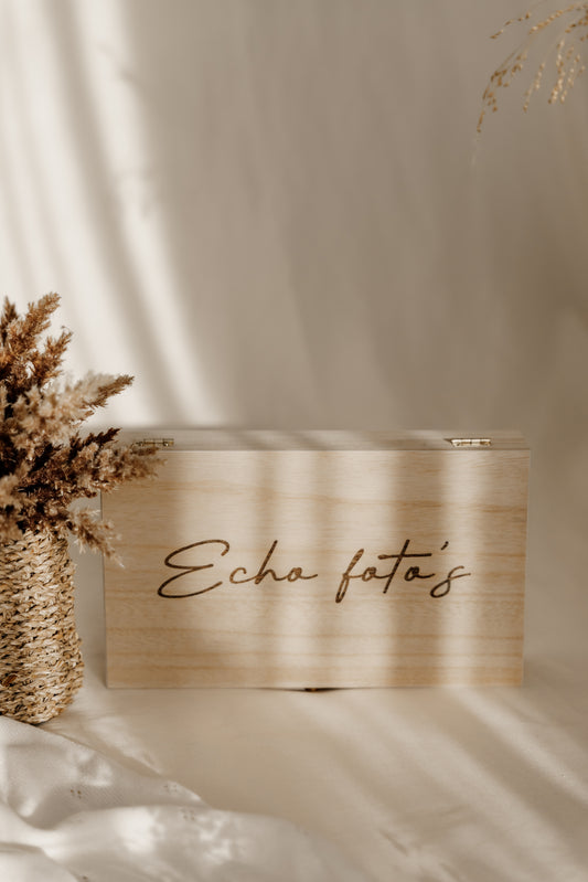 Bewaardoos voor echo foto's