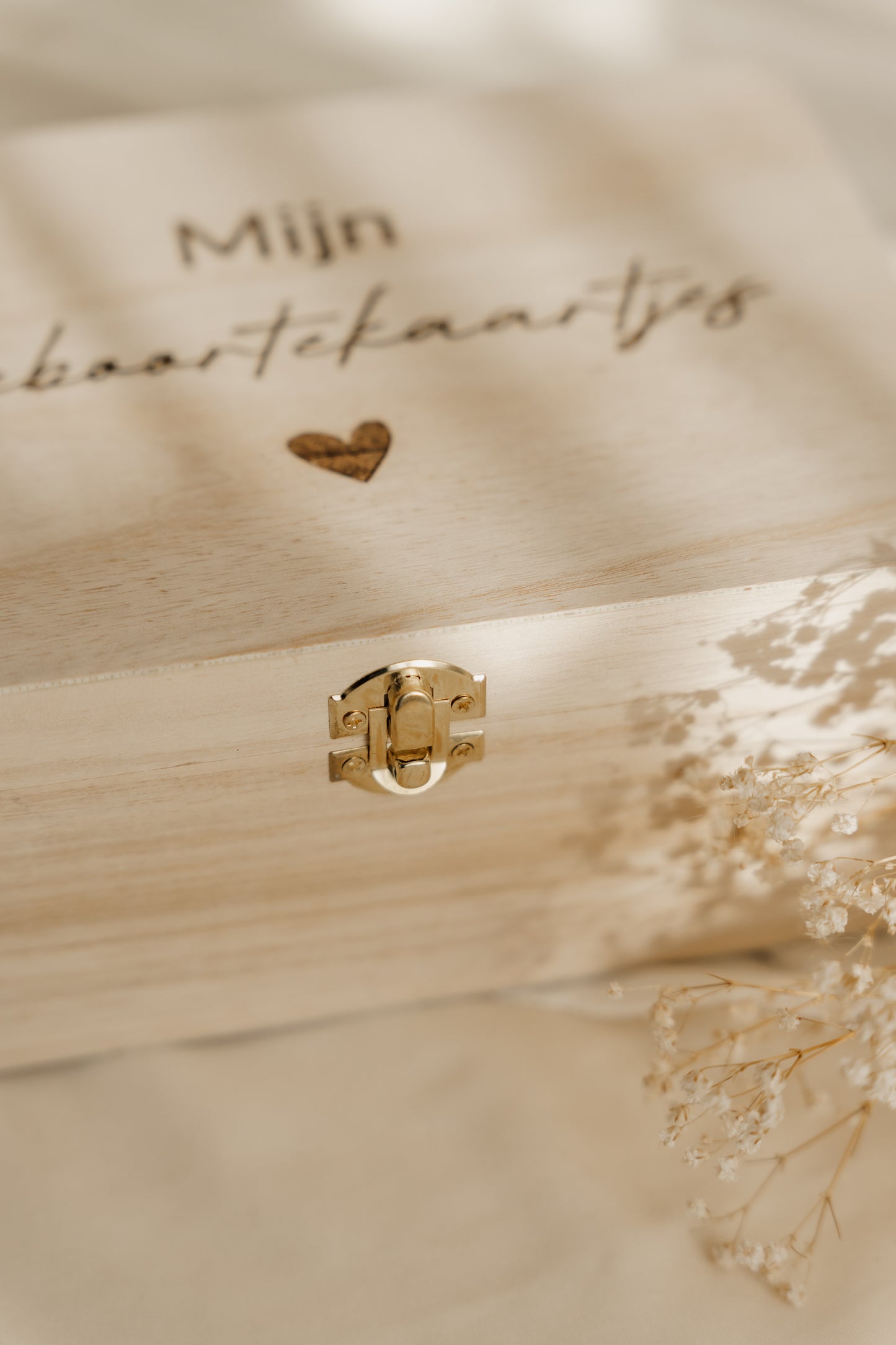 Bewaardoos voor geboortekaartjes