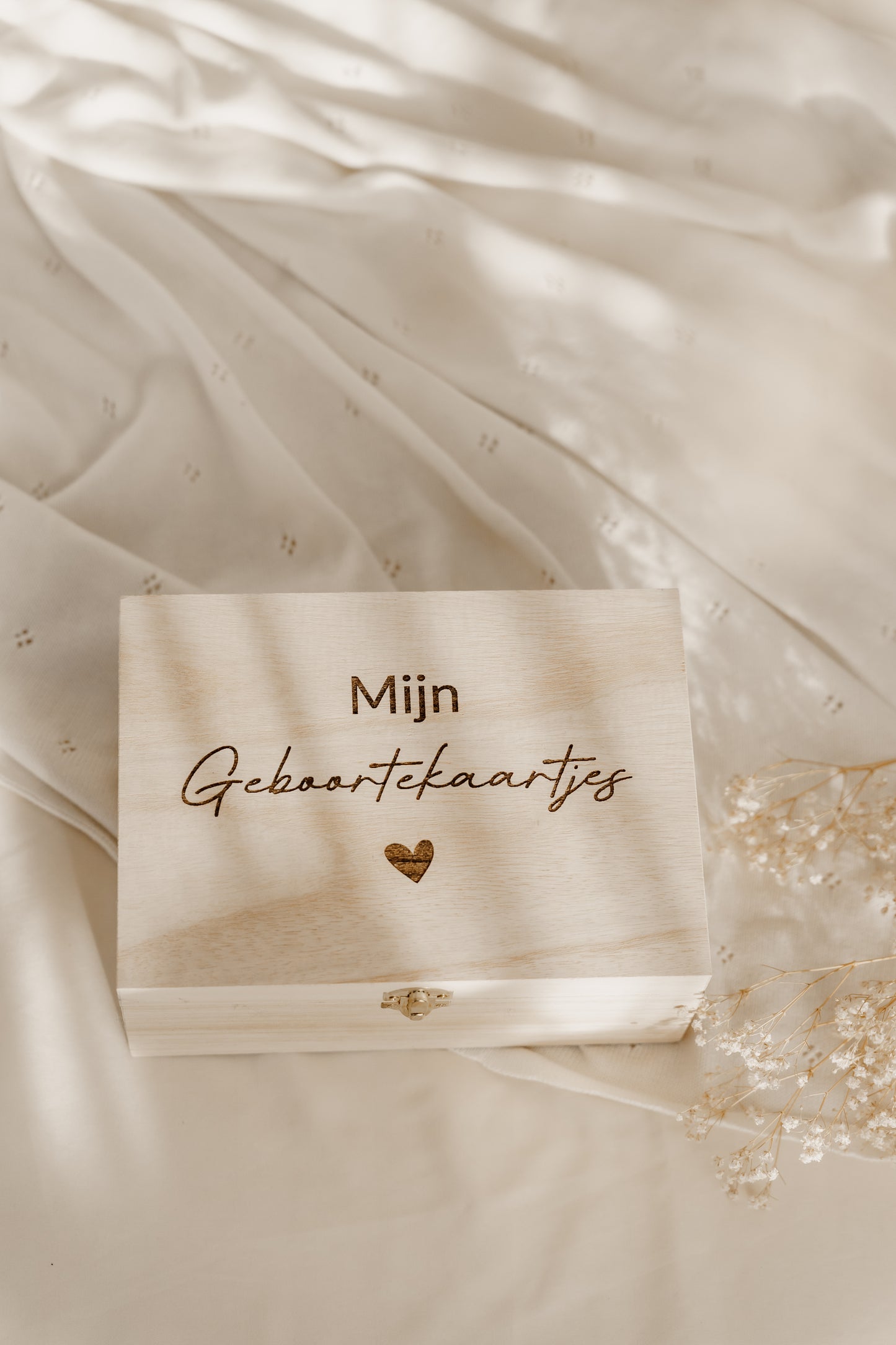 Bewaardoos voor geboortekaartjes