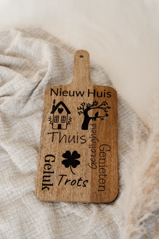 Snijplank 'Nieuw huis'
