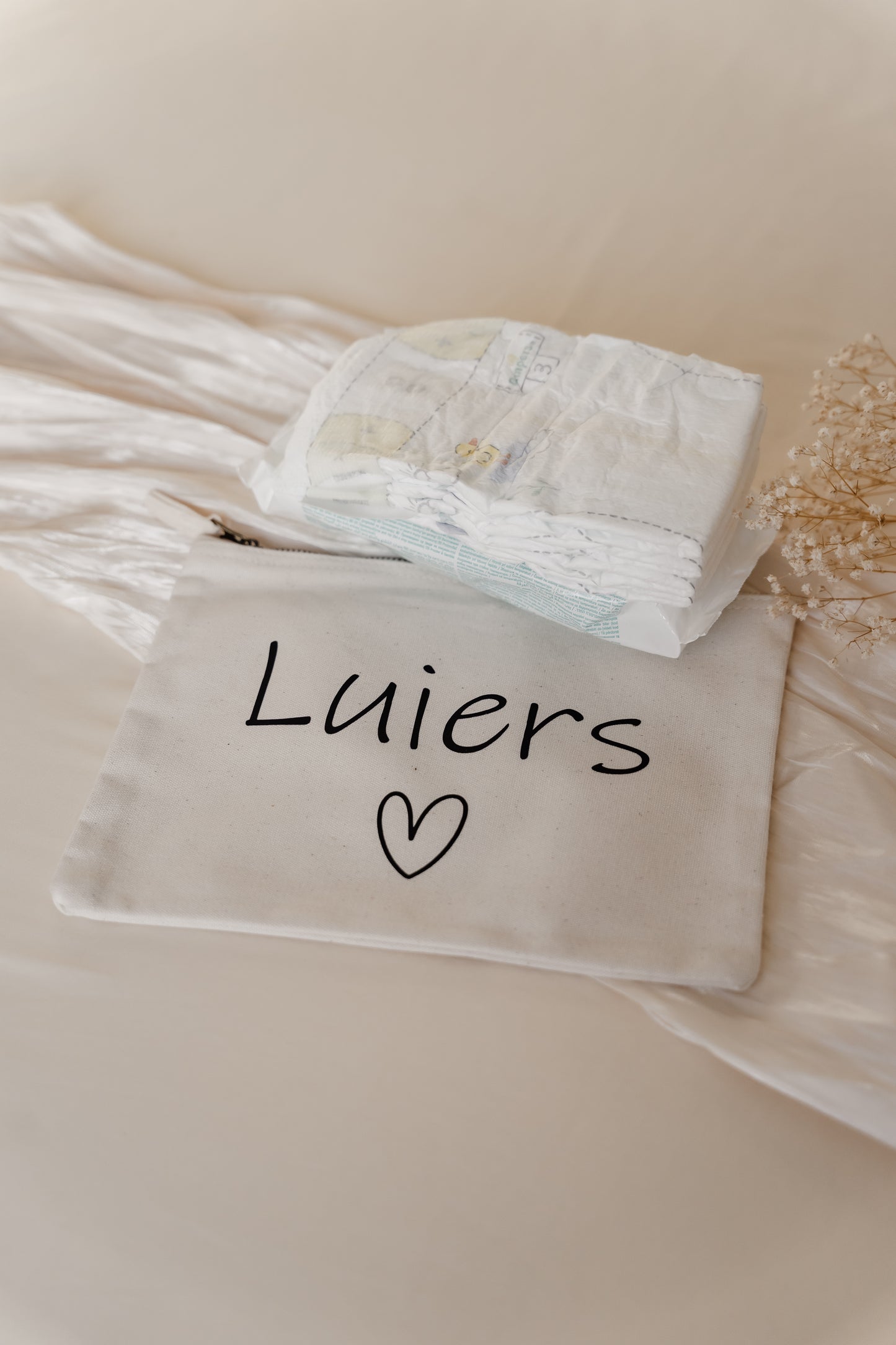 Luiers etui - crème