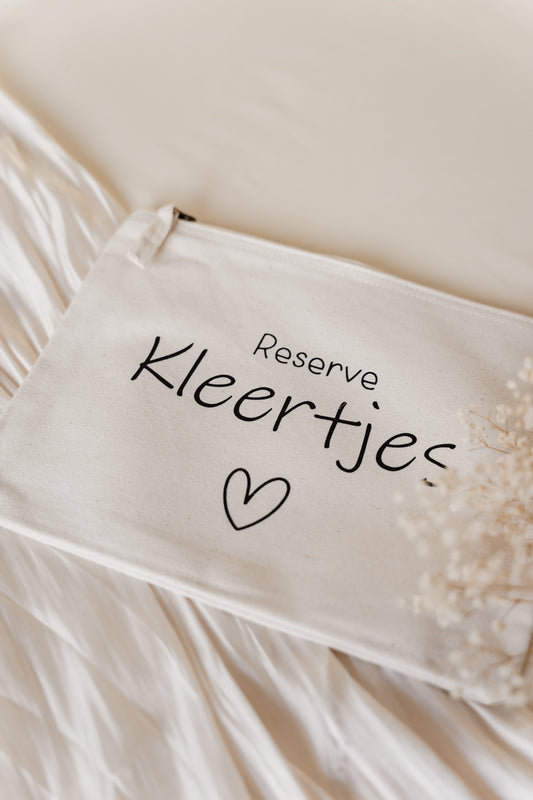 Reserve kleertjes etui - Crème