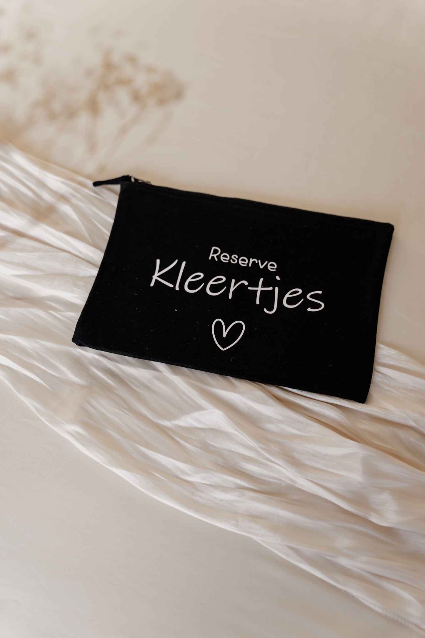 Reserve kleertjes etui - Zwart