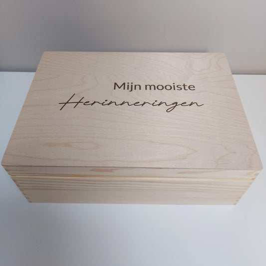bewaardoos mijn mooiste herinneringen van het blije snoetje