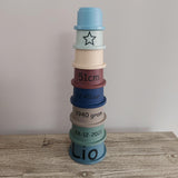 Mushie stapeltoren - Forest gepersonaliseerd