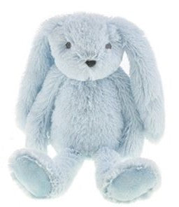 Knuffel konijn pluche 30 cm - Blauw