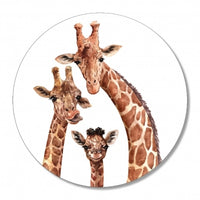 muurcirkel giraffen 30cm