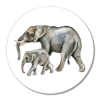 muurcirkel olifanten 30cm