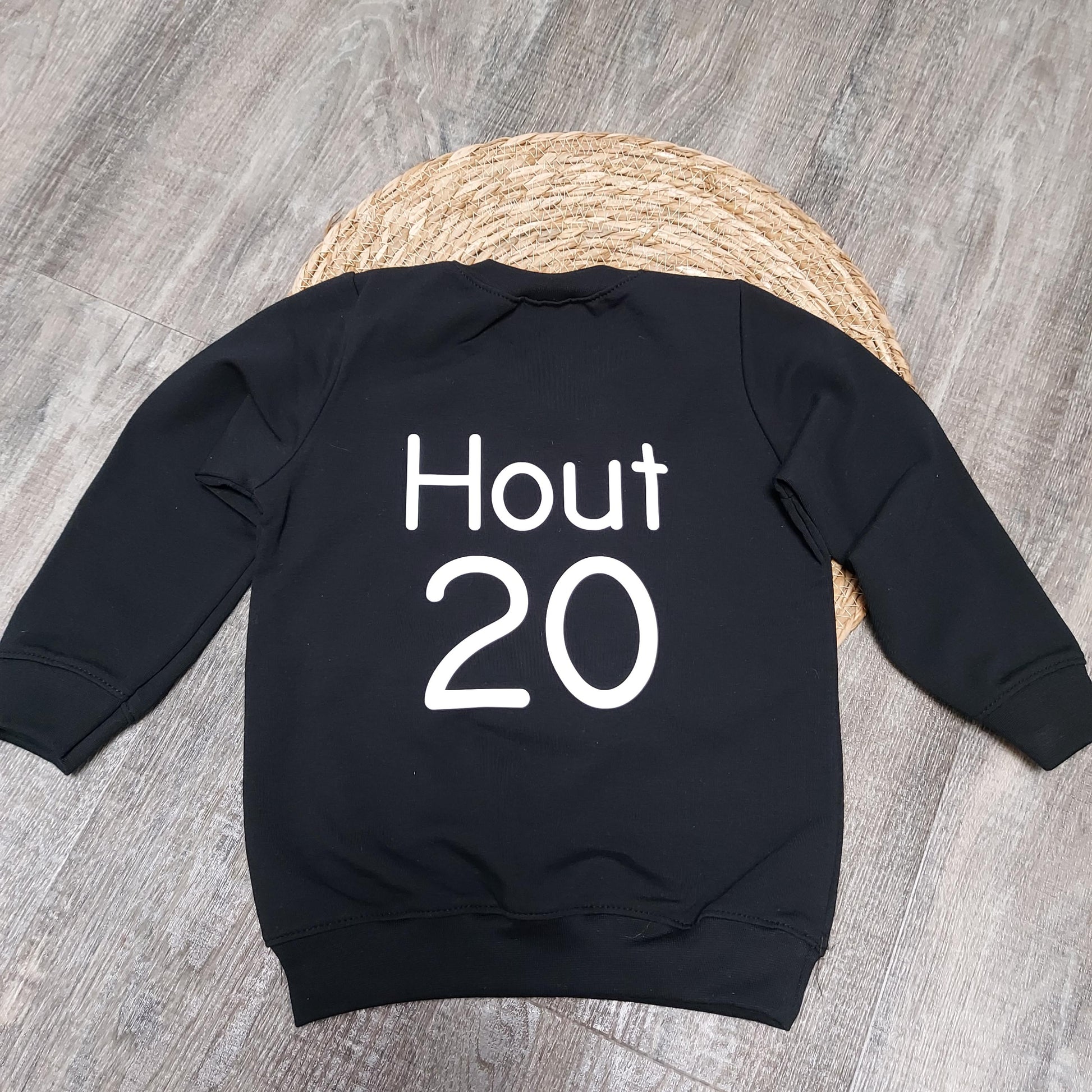 Gepersonaliseerde sweater van Het Blije Snoetje.