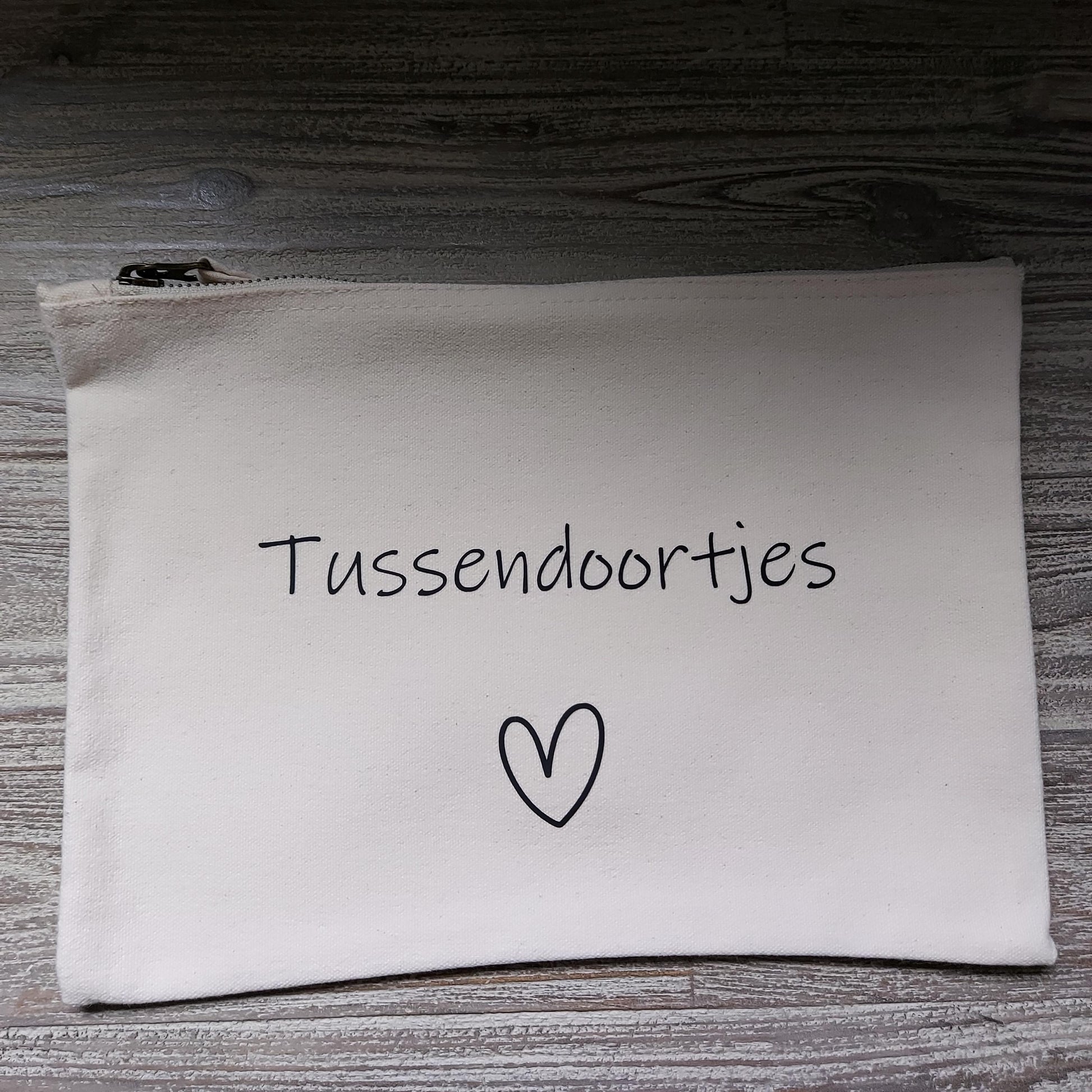 Tussendoortjes etui/organizer creme van Het Blije Snoetje